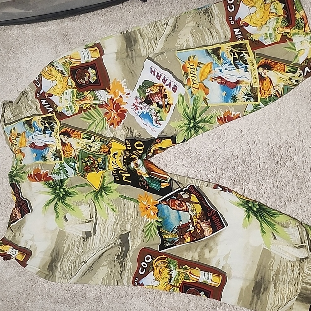 Vintage Jams World MATCHING Topical Top & Pants M/L - Picture 9 of 14